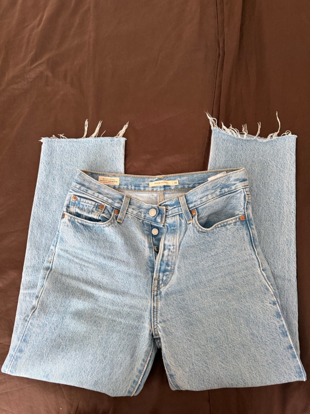 Levi's Light Blue Straight Leg Jeans
